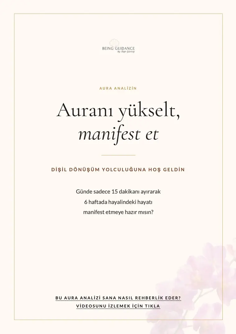 Aura Analizi kapağı — Auranı yükselt, manifest et
